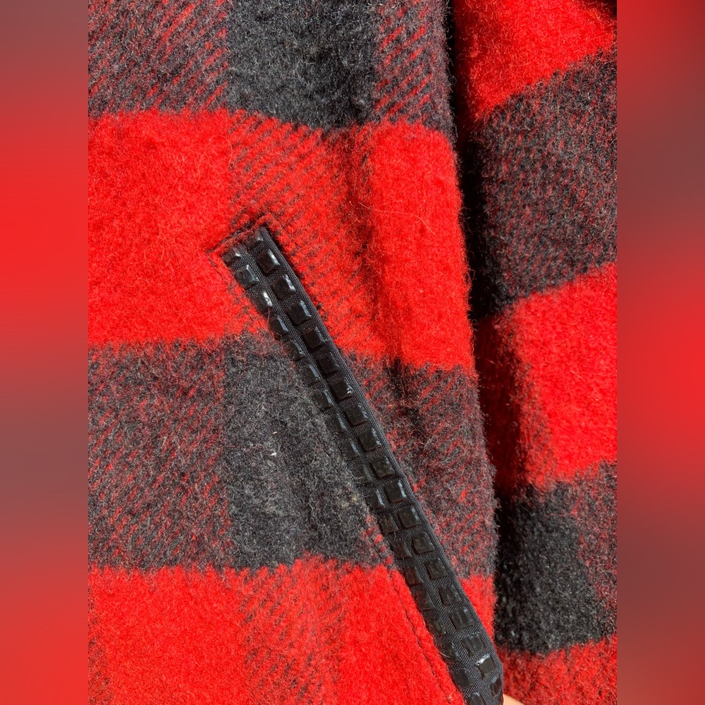 EUC vintage Wool Plaid Michael Jackson Bomber jacket - Picture 4 of 14